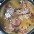 El cooksnap de Caroline Carvalho cuando hizo Paella de Marisco.