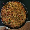 El cooksnap de Pacojo Trujillo cuando hizo Arroz con Costillas al Vino Tinto.