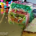 Majka Macáková Cooksnap-ja, amikor elkészítette a(z) Szivárvány torta receptet.