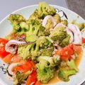 Mica Liu 的 花椰菜炒中卷 cooksnap