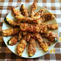 Jucus Cooksnap-ja, amikor elkészítette a(z) Fűszeres sült cukkinirudak chilis baconszeletekbe göngyölve receptet.