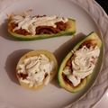 El cooksnap de Esther Soto cuando hizo Calabacitas rellenas con carne y queso.