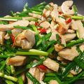 黃獅虎 的 韭菜花炒甜不辣 cooksnap