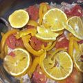 El cooksnap de Emi Díaz Leal cuando hizo Pescado robalo a la naranja.