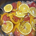 El cooksnap de Emi Díaz Leal cuando hizo Pescado robalo a la naranja.