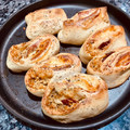El cooksnap de Laura Saldivar cuando hizo Rollitos de jamón y queso.