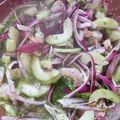 El cooksnap de Mario Gonzalez cuando hizo Aguachile de camarón.