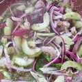 El cooksnap de Mario Gonzalez cuando hizo Aguachile de camarón.