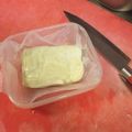 El cooksnap de JULEPE Benitez cuando hizo Queso vegano.