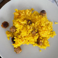 El cooksnap de Elvira Sanz Sevadilla cuando hizo Arroz seco de caldo de puchero con longaniza.