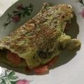 El cooksnap de camii cuando hizo Omelette de queso y tomate.