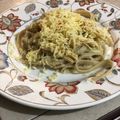 El cooksnap de Klaus Ambriz cuando hizo Fetuccini Con Crema De Setas.