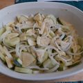 El cooksnap de Alfredo Salazar cuando hizo Ensalada de pepino y calabacín.
