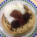 El cooksnap de Johanna Pérez Contreras cuando hizo Waffles.