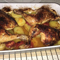 El cooksnap de sagarte cuando hizo Pollo asado a la naranja.