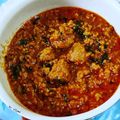 Priya Mulchandani का कुकस्नैप जब उन्होंने आलू सोयाबीन नगेट्स की सब्जी (aloo soyabean nuggets ki sabzi recipe in Hindi) बनाया था।