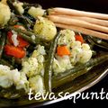 El cooksnap de Gema la gaditana cuando hizo Verduras al vapor con aliño de albahaca.