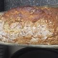 El cooksnap de Erica Mena cuando hizo Budín / torta de banana con nueces.
