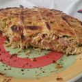 El cooksnap de adila77 cuando hizo Tarta de puerros y choclo con pollo.