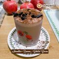 Cooksnap Mahadiah semasa beliau membuat Smoothie Banana Coklat Cincau.