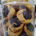 Cooksnap dari Kiky untuk resep Cheesy Nutella Thumbprint Cookies