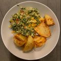 El cooksnap de María Paz González cuando hizo Guiso de acelgas con papas al horno.