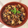 El cooksnap de Gilbert (Aprenent a la vida 📚♻️☯️) cuando hizo Tofu con setas y salsa teriyaki.