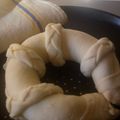 El cooksnap de Gerardo Saldaña cuando hizo Pan relleno (en rosca).