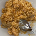 El cooksnap de Bea Hache cuando hizo Arroz meloso con pollo y champiñones.