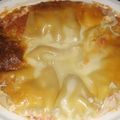 Cosmo's cooksnap of when they made Crock pot lasagna.