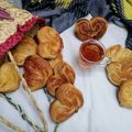 کوک اسنپ آشپزی با غزل بعد از امتحان کردن نان پنبه ای قلبی.