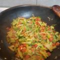 El cooksnap de Rocio Noguera cuando hizo Revuelto de zapallitos.