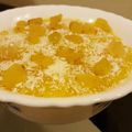 صورة من OM Muhammed، شاركها بعد تجربة وصفة مهلبية بالبرتقال (بالوظة) 🍊🍊🍊