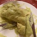 El cooksnap de Roxanna Montejano cuando hizo Enchiladas verdes.