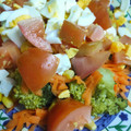 El cooksnap de Javier Botello cuando hizo Ensalada de brócoli con salsa de yogur.