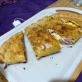 El cooksnap de Agus Paggiola Santos cuando hizo CALZONE CAPRESE sin levadura 🍅🧀🌿.