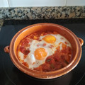 El cooksnap de Noemi P. cuando hizo Huevos a la flamenca.