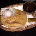  Chef Richa pathak. का कुकस्नैप जब उन्होंने सत्तू का पराठा (sattu ka paratha recipe in Hindi) बनाया था।