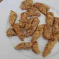 El cooksnap de Andreita cuando hizo Trocitos de pollo crujiente.