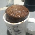 El cooksnap de Agustina Silva cuando hizo Torta de choco en taza al micro.