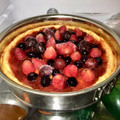 El cooksnap de Julieta Cassano cuando hizo Cheesecake con frutos rojos.