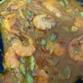 Cooksnap Yusz semasa beliau membuat Sambal udang tempoyak.