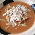 El cooksnap de Claudia Vazquez cuando hizo Sopa enfrijolada rápida.