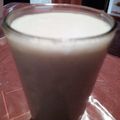 El cooksnap de Mara Guevara cuando hizo Licuado de banana y avena.