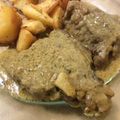 El cooksnap de Agoos_c cuando hizo Bondiola de cerdo con crema al curry y limón al disco.