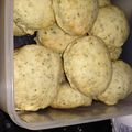 El cooksnap de Mar cuando hizo Scones de queso y oregano! Los peques los aman!.