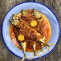 Cooksnap Dapur Yusfarisyia semasa beliau membuat Ikan Tongkol Sambal Berlado.