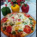 Purvi Baxi's cooksnap of when they made વેજી પેરેડાઇઝ ચીઝ બર્સ્ટ પીઝા (ડોમિનોઝ સ્ટ) (Veggie Paradise Cheese Burst Pizza Recipe In Gujarati).