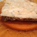 El cooksnap de Dai cuando hizo Tarta de berenjena con cebolla de verdeo.