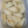 El cooksnap de Martín cuando hizo Compota de peras.
